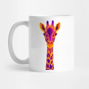 Purple and Orange Giraffe Mug